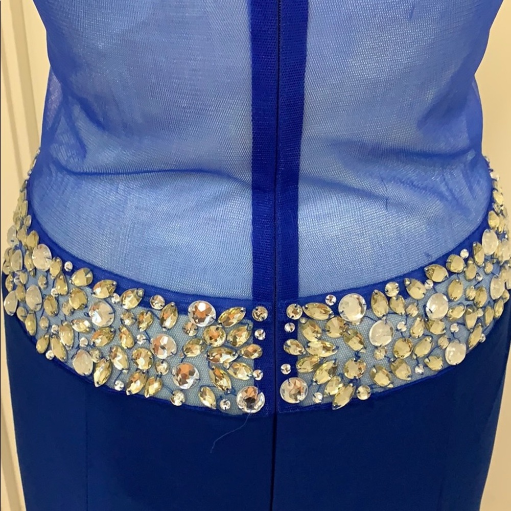 Fiesta Fashion Royal Blue evening gown - Picture 5 of 7